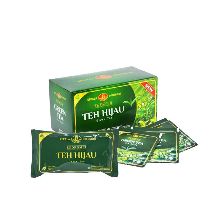 Jual Kepala Djenggot Teh Hijau Sachet 50gr Kepala Djenggot Teh Hijau