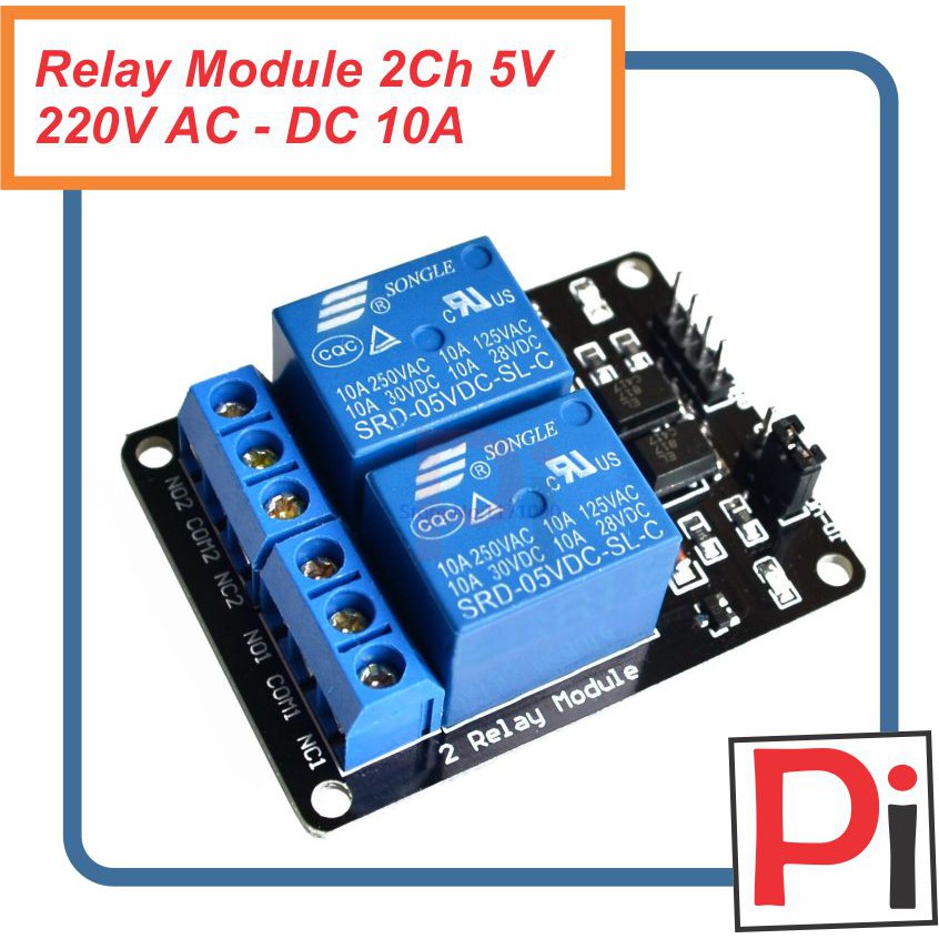 Jual Relay Module 2 Channel 5V Relay Module 2 Channel 5V | Shopee Indonesia