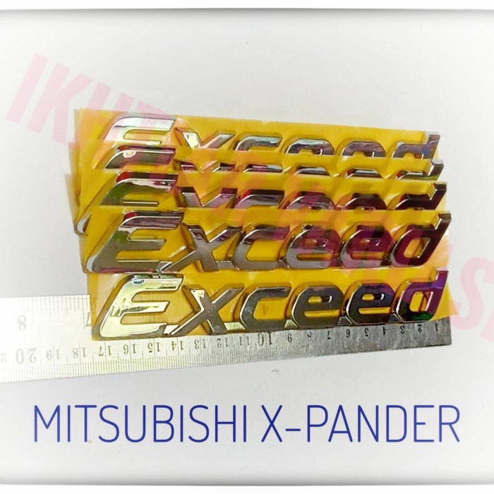 Jual Emblem Exceed Xpander Tulisan Exceed Xpander Mitsubishi | Shopee ...