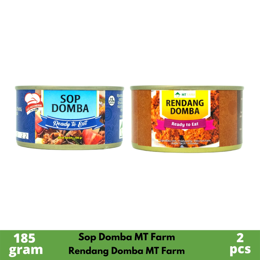 Jual Mt Farm Sop Rendang Domba Halal Tanpa Pengaawet 185gr Shopee