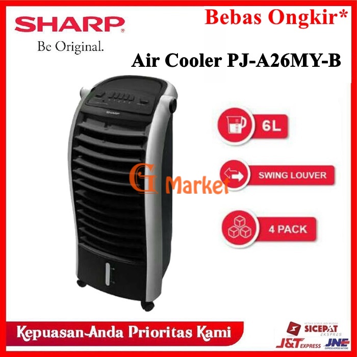 Jual Sharp Air Cooler PJ-A26MY-B / Pendingin Udara Portable PJA26MY ...