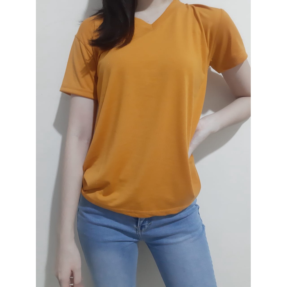 Jual Kaos Polos V Neck Cewe Shopee Indonesia