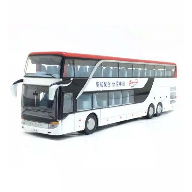 Jual Diecast Bus Double Decker Miniatur Bus Tingkat 1:43 | Shopee Indonesia