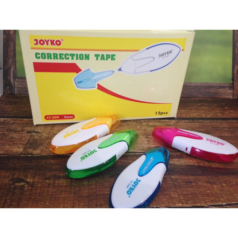 Jual Joyko Correction Tape CT509 5,5 M x 5 mm Shopee Indonesia