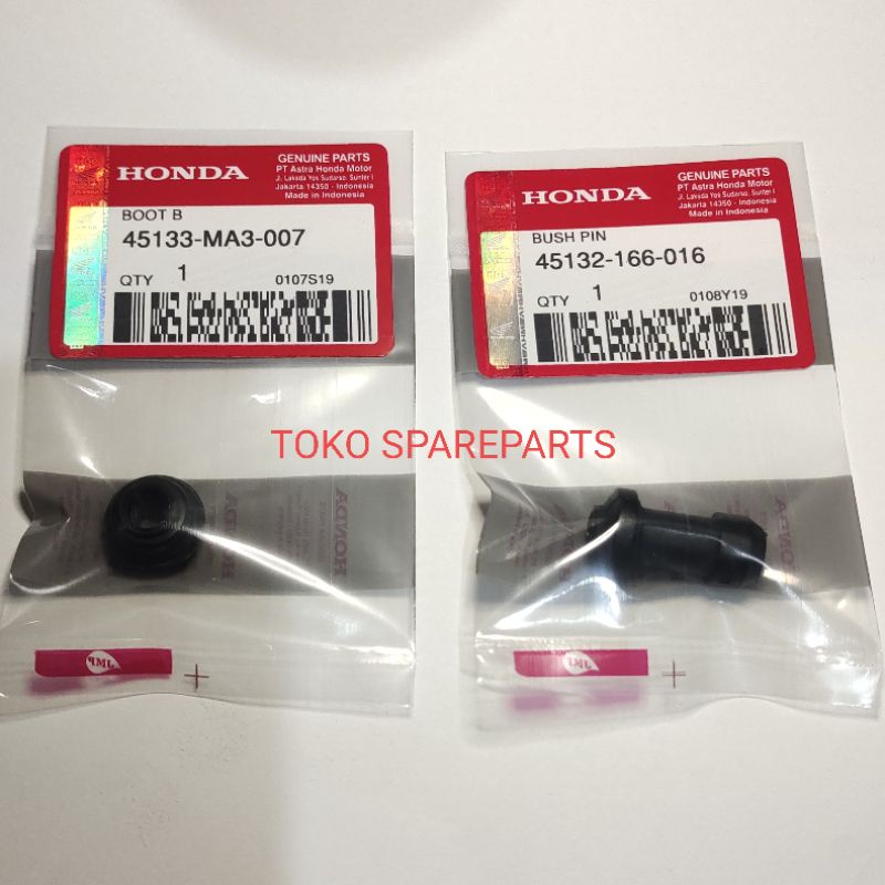 Jual 45132-166-016 Bush Pin 45133-MA3-007 BOOT B Karet Boot