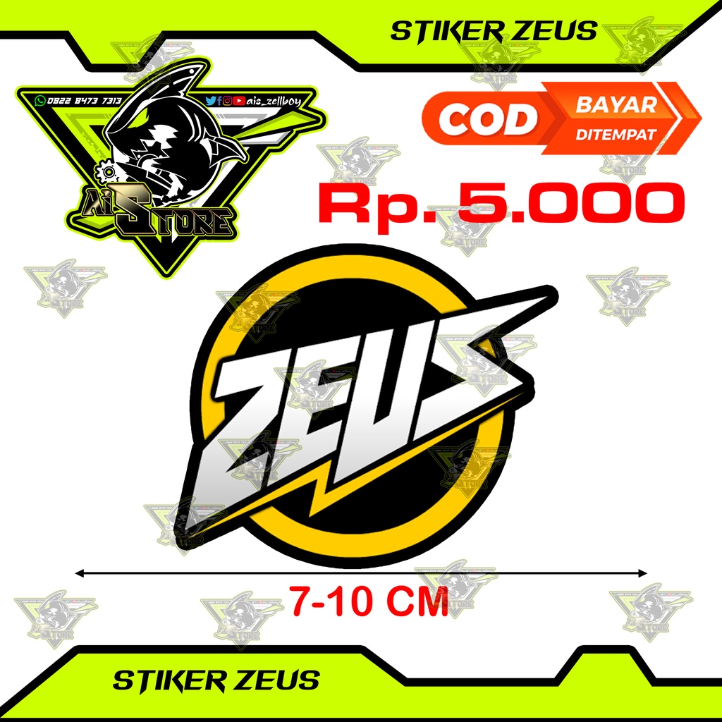 Jual Stiker Zeus | Shopee Indonesia