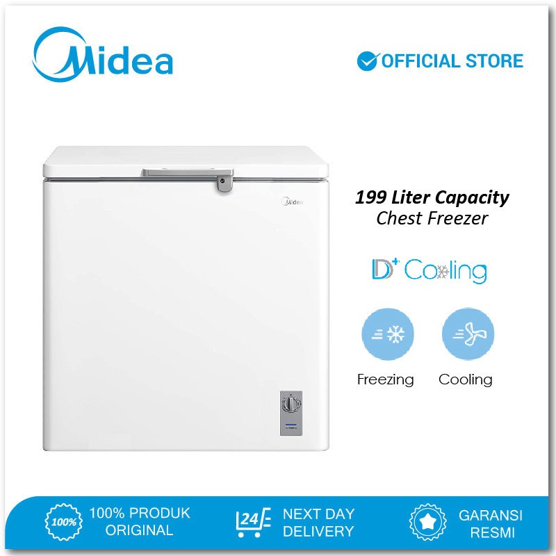 Jual Midea Chest Freezer HS259CNK (199L) Shopee Indonesia