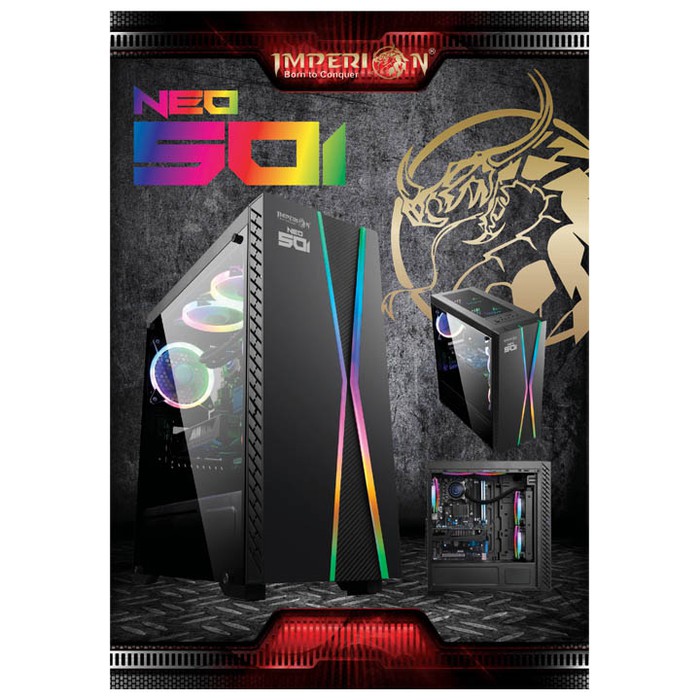 Jual GAMING CASING Computer Case / PC Case Imperion Neo 501 | Shopee ...