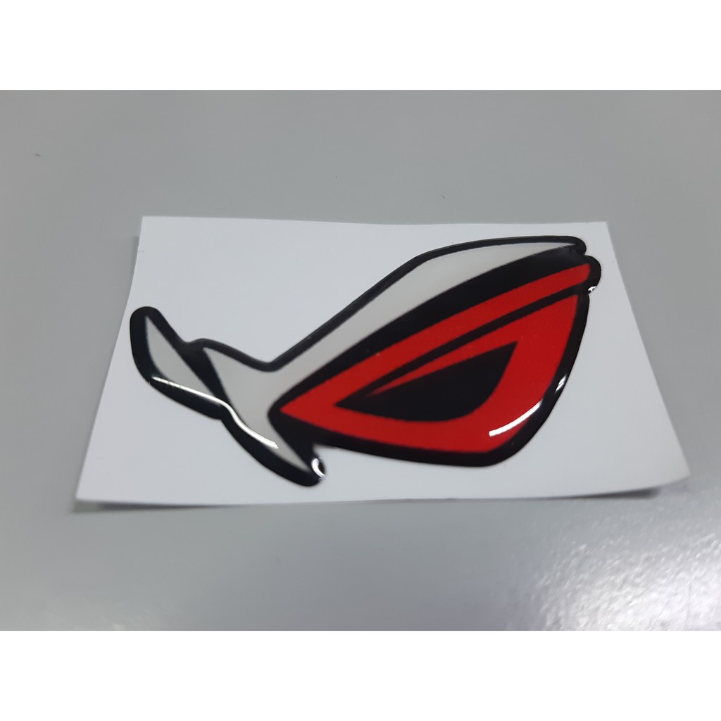 Jual Sticker Stiker Asus Rog Timbul D Shopee Indonesia