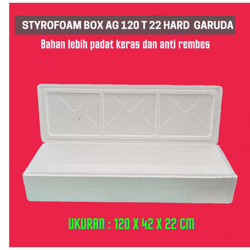 Jual STYROFOAM BOX BESAR AG 120 PENDEK T 22 HARD GARUDA Shopee Indonesia