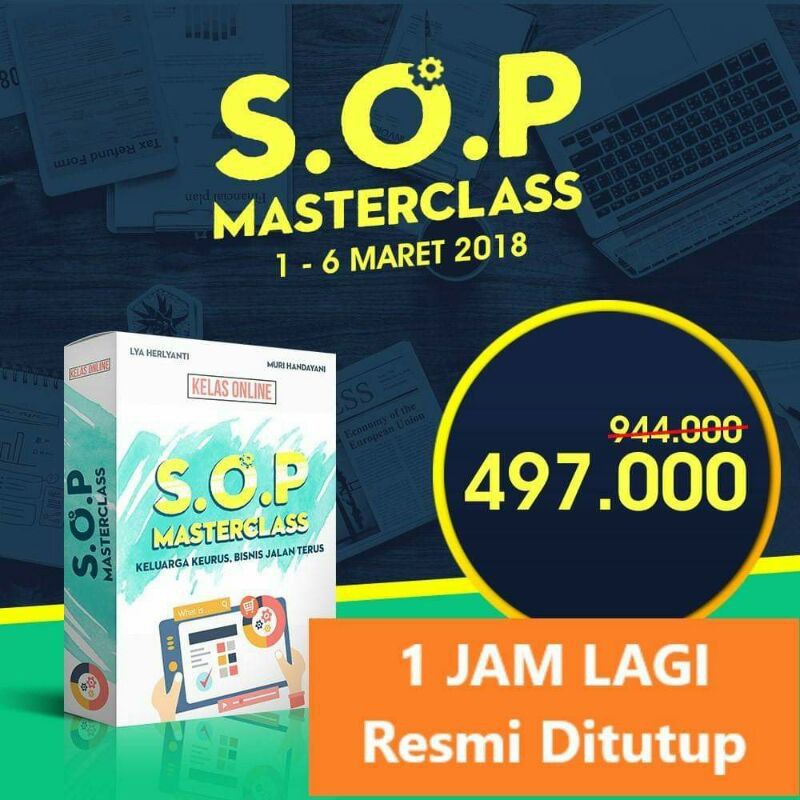 Jual ECourse SOP Mastery Masterclass Membangun Bisnis | Shopee Indonesia