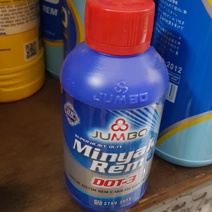 Jual minyak rem jumbo kecil 300ml merah dot3 netral | Shopee Indonesia