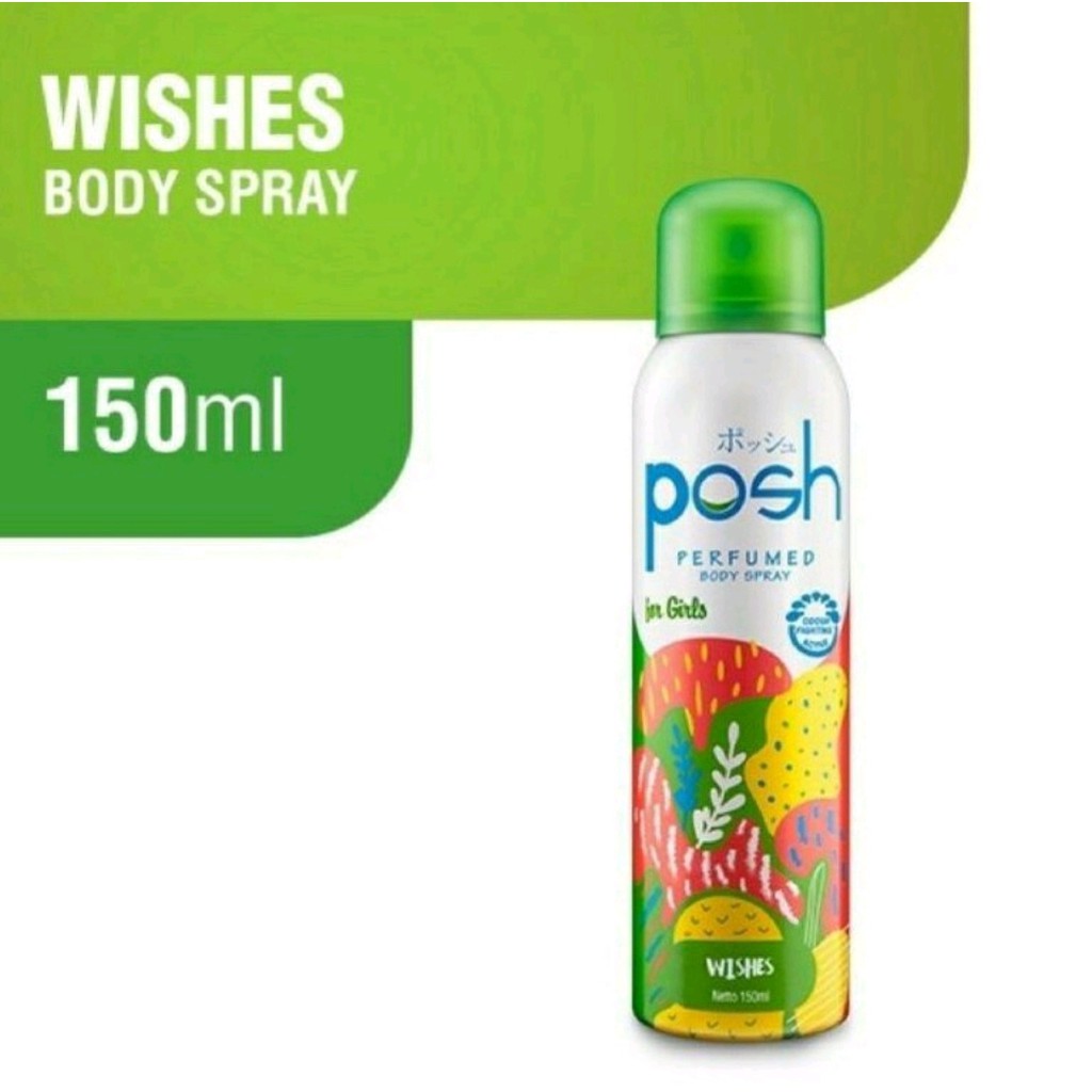 Jual POSH PERFUMED BODY SPRAY FOR GIRLS 150 Ml // POSH PARFUM 150 ML ...