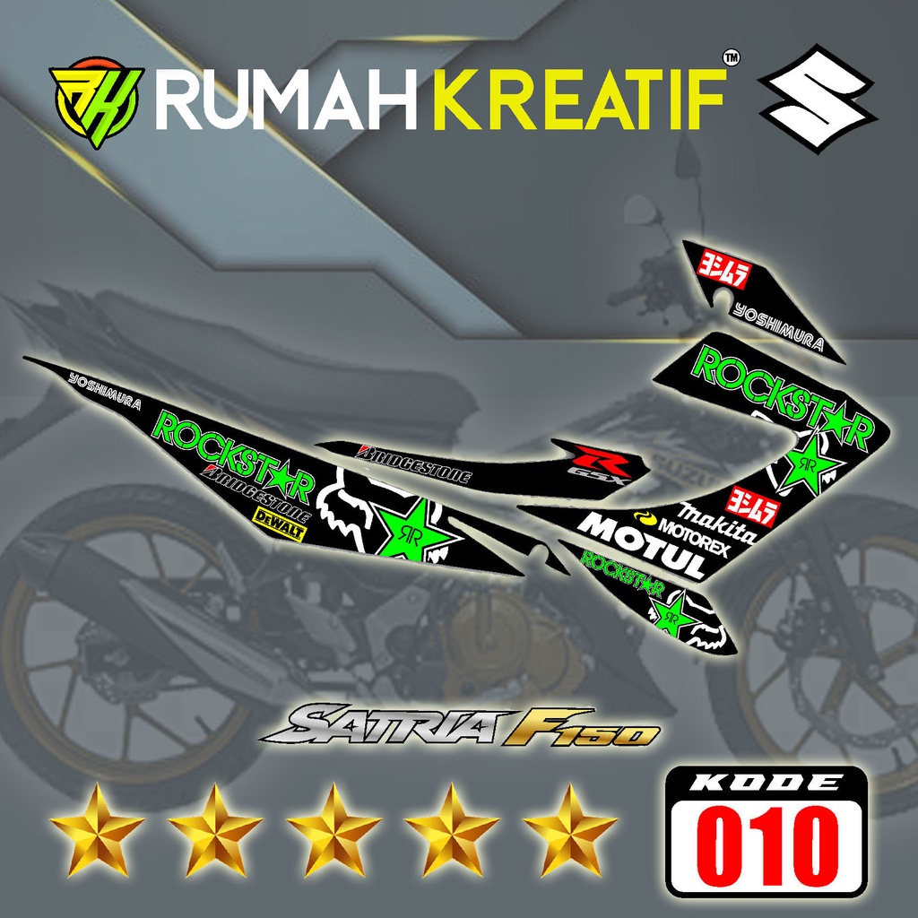Jual STICKER STRIPING VARIASI SATRIA FU TH 2013-2016 THAILAND THAILOOK ...