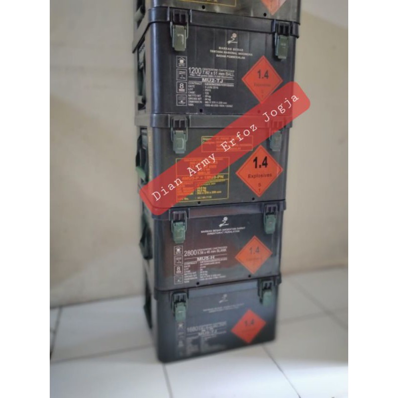 Jual BOX JATAH/BOX PINDAD/BOX BEKAS PELURU TNI/TOOL BOX/KOTAK PERKAKAS ...
