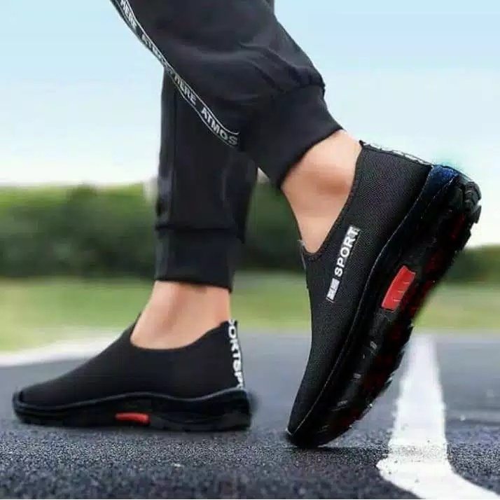 Jual Sepatu kets pria dewasa sepatu slip on sepatu running casual