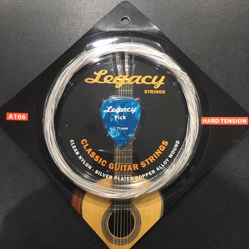 Jual LEGACY CLASSIC GUITAR STRING SET +PICK A-106 ( 404000077 ...