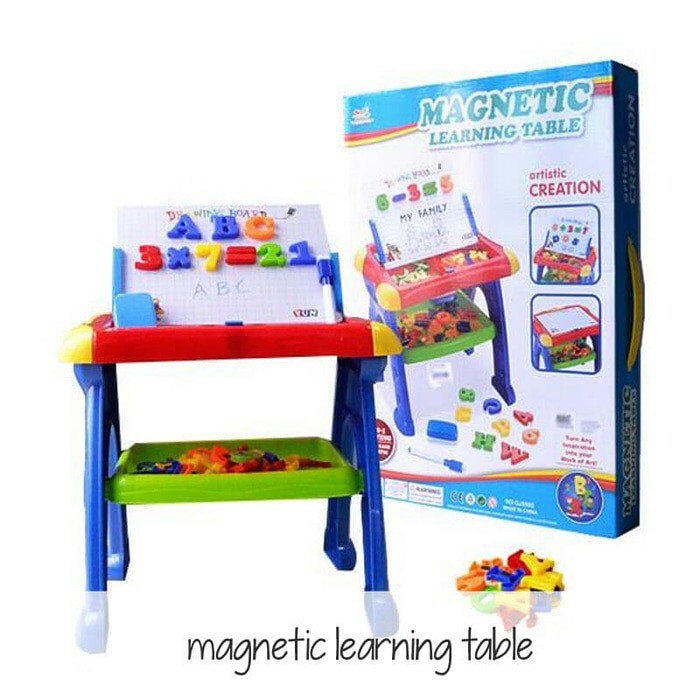 Jual Meja Belajar Magnet Edukasi Magnetic Learning Table Anak Huruf ...