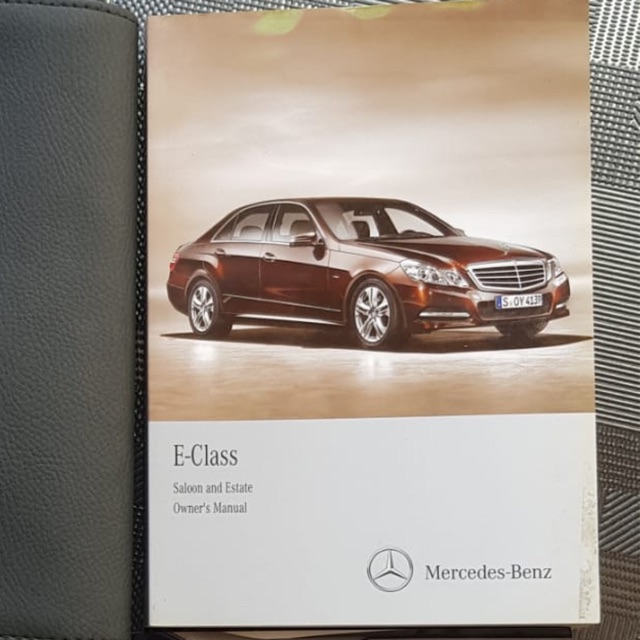 what is the mercedes-e class owners manual about