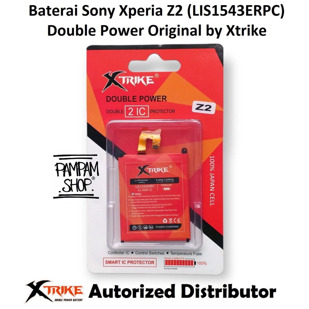 Batterie Originale Sony LIS1543ERPC Pour Xperia Z2 (D6503, D6543, D6502, L50W), 3200mAh