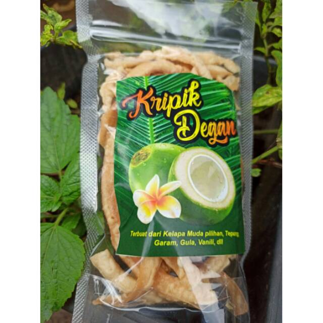 Jual Kripik Kelapa Muda Kripik Degan Shopee Indonesia