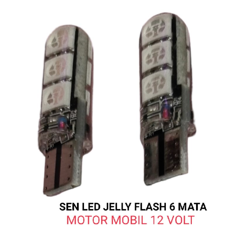 Jual Sen LED RGB flash jelly motor mobil 12 volt 1pcs | Shopee Indonesia