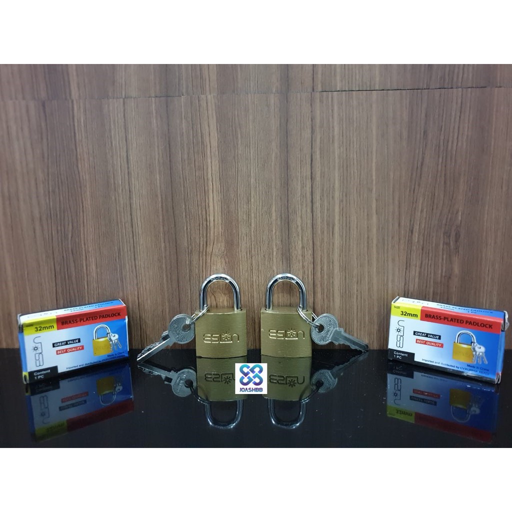 Jual Gembok Besi Kuning ESLON / Padlock Kuning | Shopee Indonesia