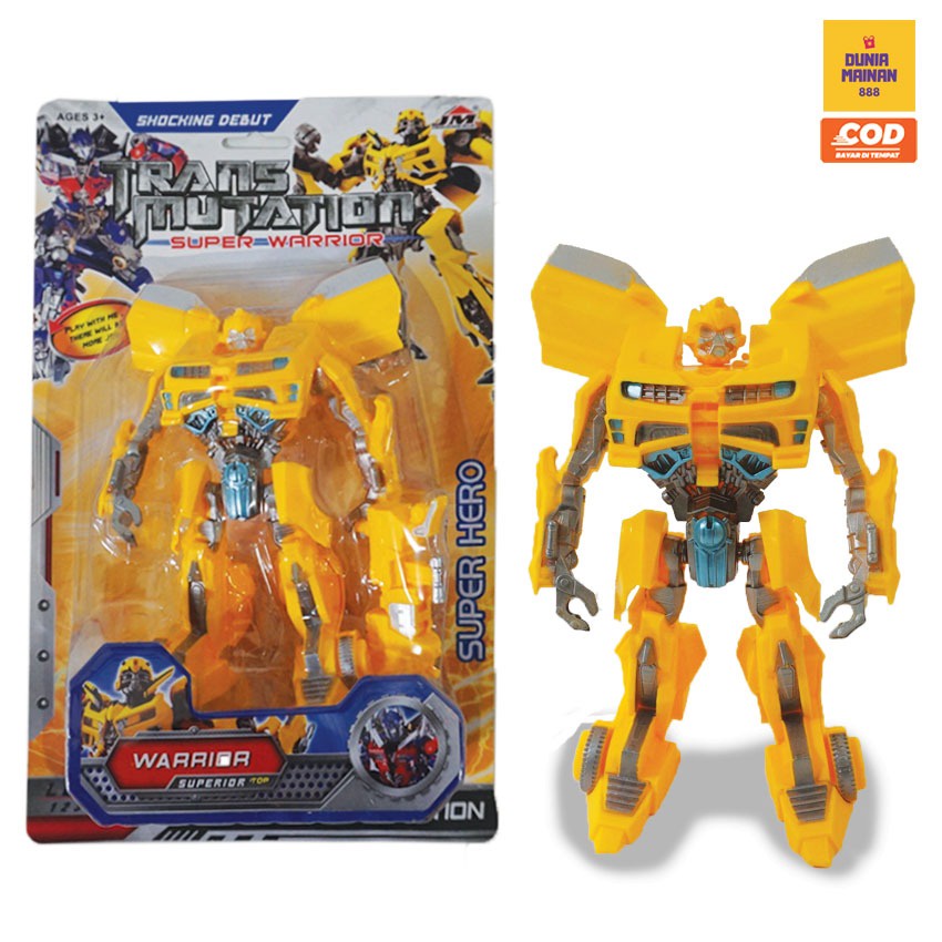 Jual Mainan Robot Transformers Super Jumbo Optimus Prime dan Bumblebee - 55  CM