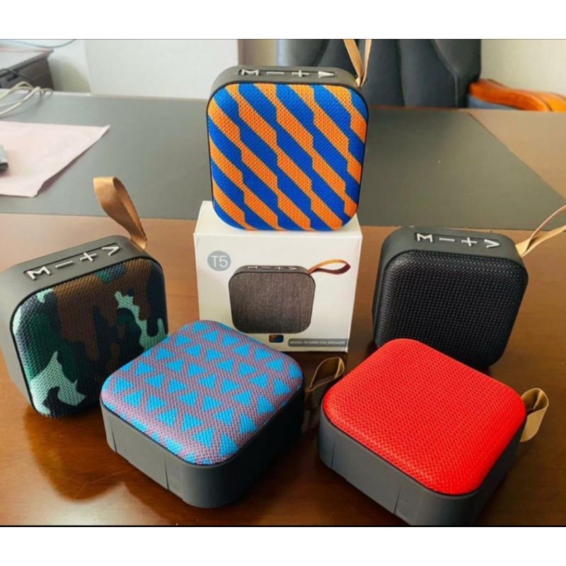 Jual Speaker music box T5 Bt bluetooth belakang karet | Shopee Indonesia