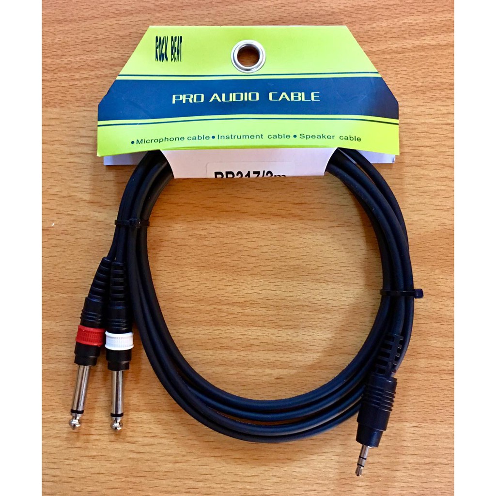 Jual Kabel Jack Sound Card Stereo Jack Pro Audio Cable Rock Beat BB317