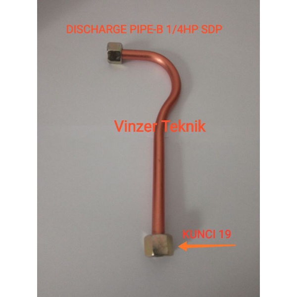 Jual DISCHARGE PIPE-B KOMPRESSOR SDP 1/4HP / PIPA KOMPRESSOR SDP 1/4HP ...