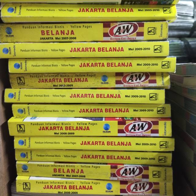 Jual BUKU YELLOW PAGES JAKARTA BELANJA Shopee Indonesia