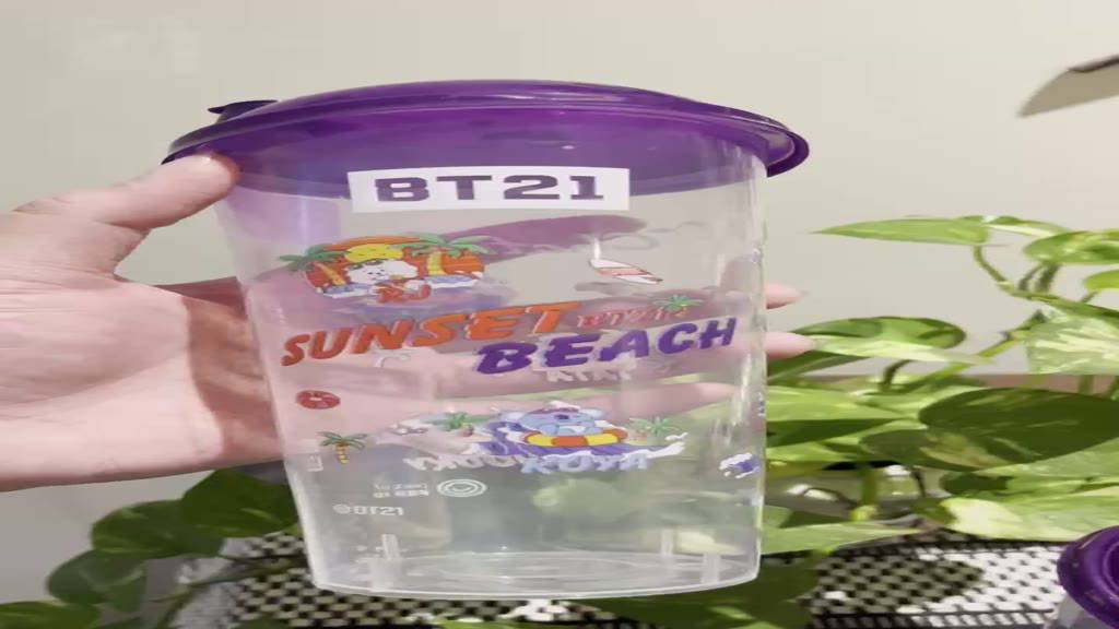 Jual BT21 X CHATIME TUMBLR REUSEABLE RARE BTS BOTOL | Shopee Indonesia