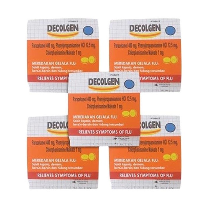 Jual Decolgen Obat Flu [5 Strip/ 4 Tablet Per Strip] | Shopee Indonesia