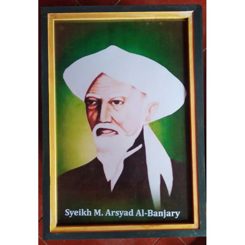 Jual Poster Syekh Arsyad Al-Banjari Plus Bingkai Ukuran 53×35 | Shopee ...