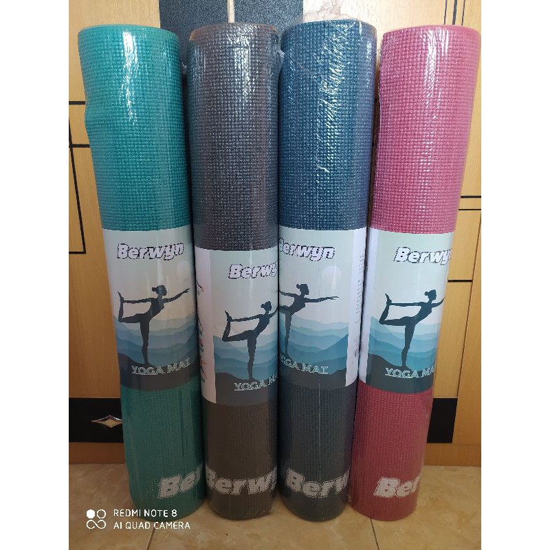 Jual Ace Hardware Matras Yoga Berwyn. Grey Pink Blue Tosca Yoga Mat Shopee Indonesia
