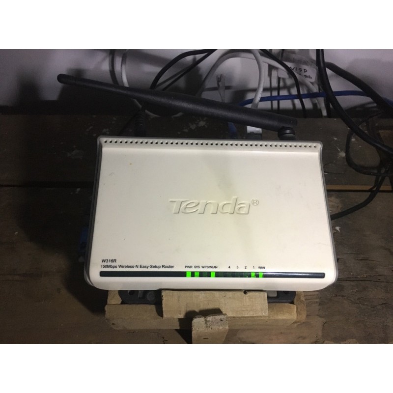 Jual Router Tenda W316r dan Adaptor | Shopee Indonesia