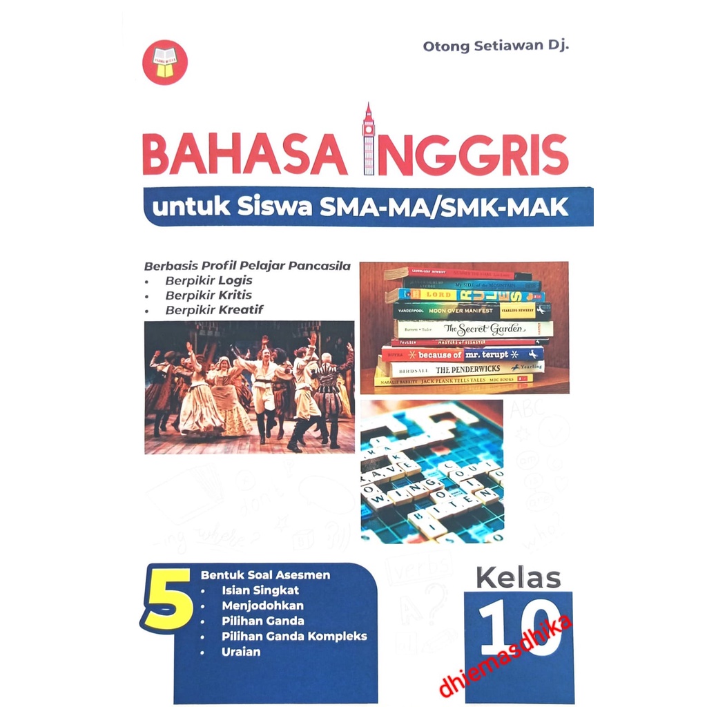 Jual BUKU BAHASA INGGRIS UNTUK SISWA SMA-MA/SMK-MAK KELAS 10/X ...