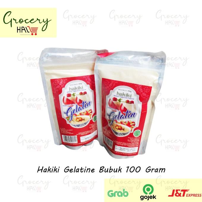 Jual HAKIKI GELATINE POWDER 100 GRAM ( GELATIN HALAL ) Shopee Indonesia