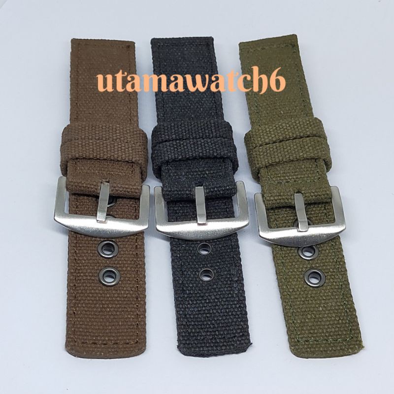 Jual Tali jam tangan canvas Nato,strap kanvas Nato super Tebal Shopee