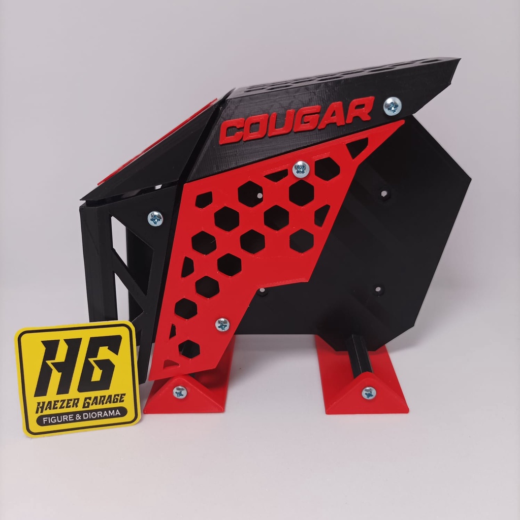Jual casing case tower raspberry pi 3 or 4 cougar h3d shopee indonesia