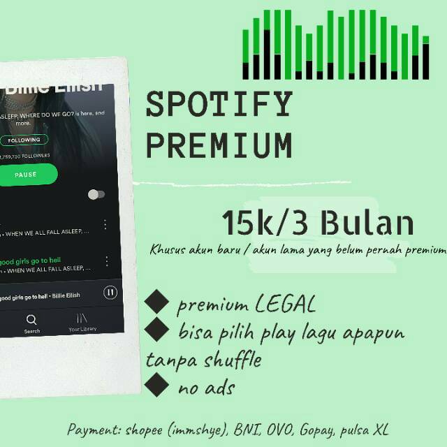 Jual Spotify Premium 3 Bulan (SPECIAL PROMO) | Shopee Indonesia