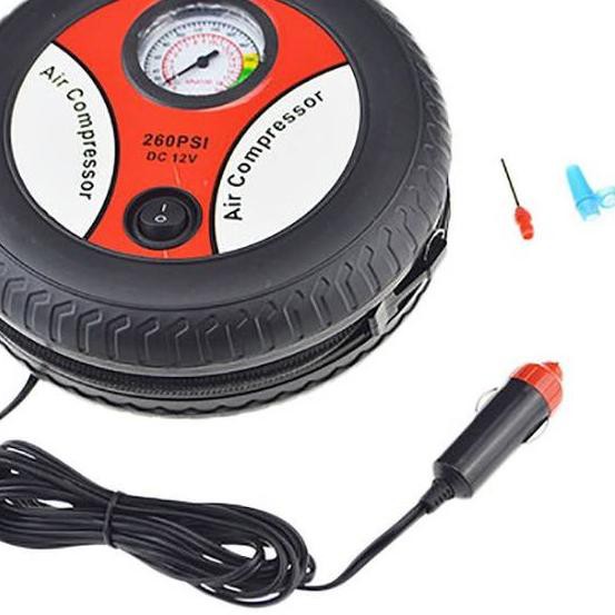 Jual Bagus Compressor Angin Mini Portable 12V Pompa Udara Ban Mobillt0 ...