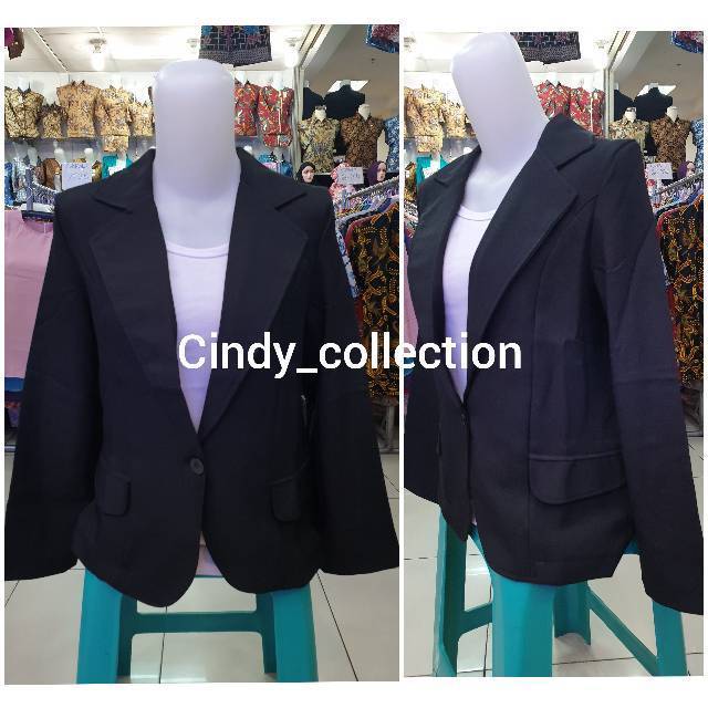 Jual Blazer Wanita Hitam Formal Blazer Hitam Blezer Wanita Blazer