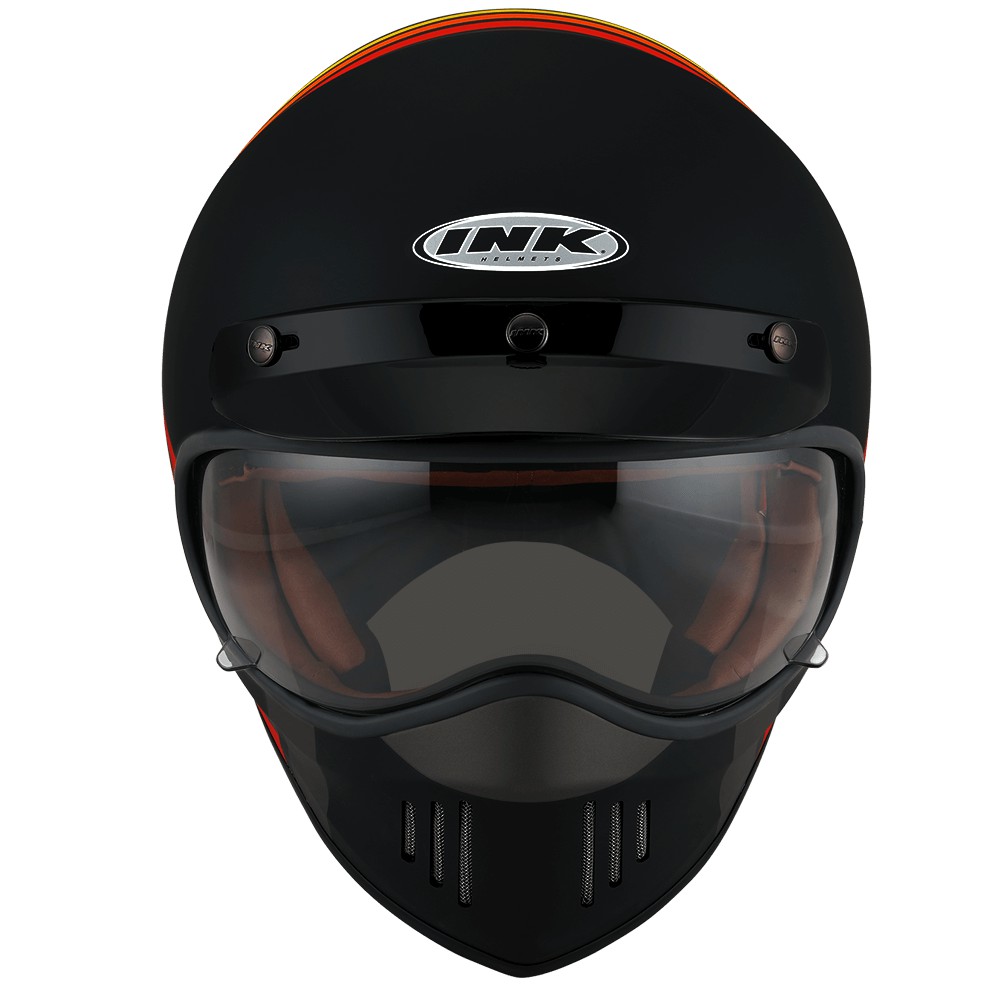 Jual HELM INK TROOPER BORDERLINE - MATT BLACK RED | Shopee Indonesia