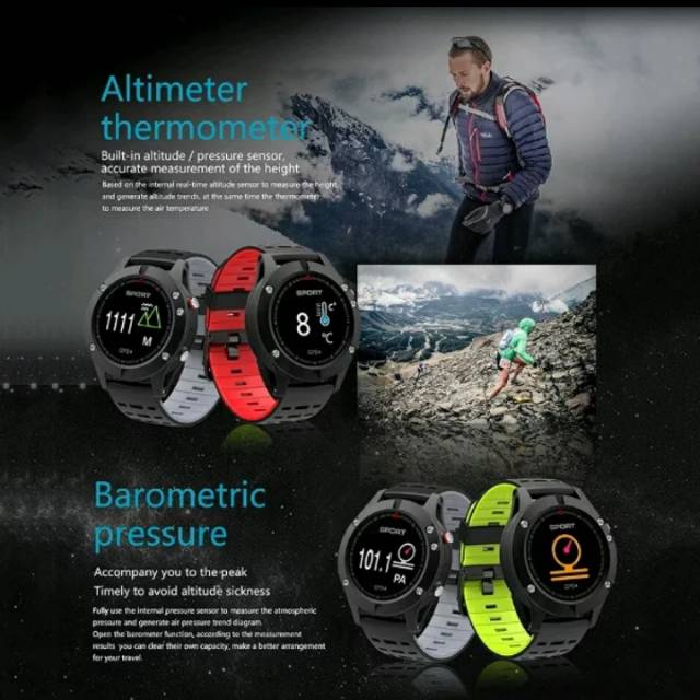 Smartwatch with clearance altimeter