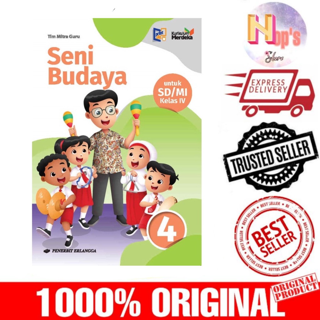 Jual Seni Budaya Sd Mi Kls Km Buku Seni Budaya Kl Sd Kurikulum Merdeka Shopee Indonesia