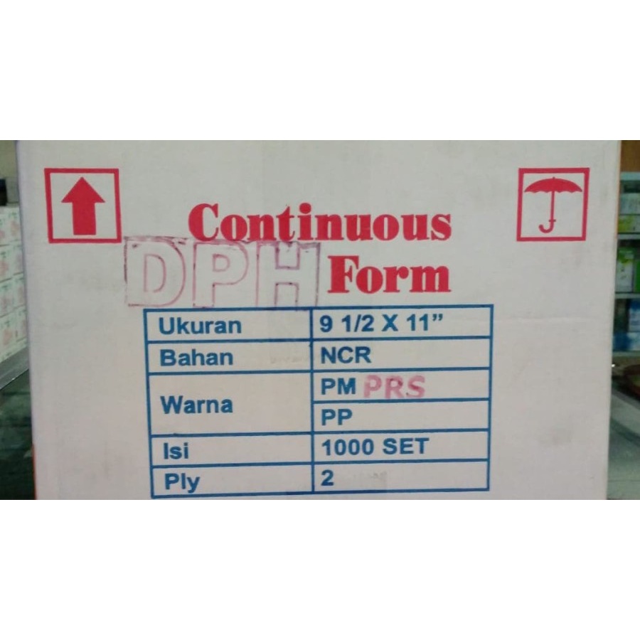 Jual Kertas Continuous Form Rangkap 2 Bagi 4 | Shopee Indonesia