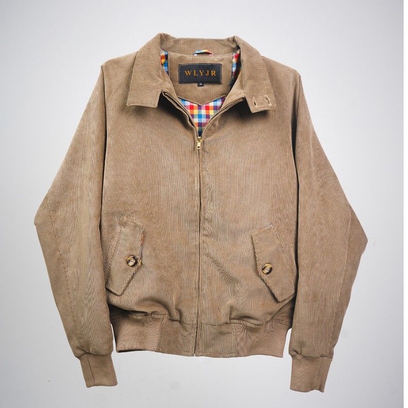 Mens corduroy harrington on sale jacket