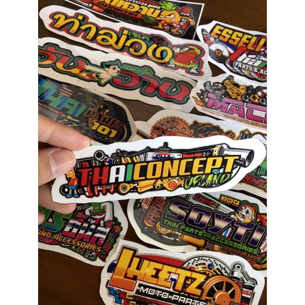 Jual sticker pack racing thailand helm motor | Shopee Indonesia